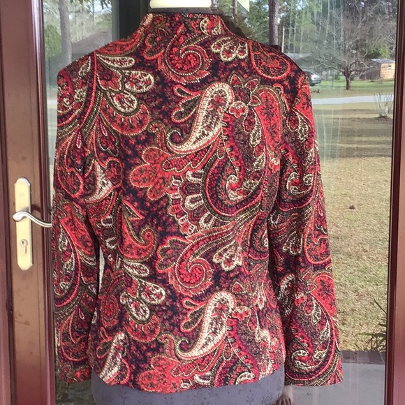 Multi Color Jacket with Sparkly Gold Accent, 14P - Picture 5 of 7